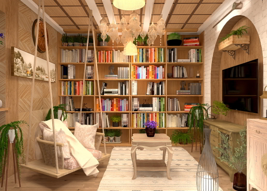 𝓝𝓸𝓿𝓮𝓵 𝓻𝓮𝓪𝓭𝓲𝓷𝓰 𝓻𝓸𝓸𝓶♡📚 Design Rendering