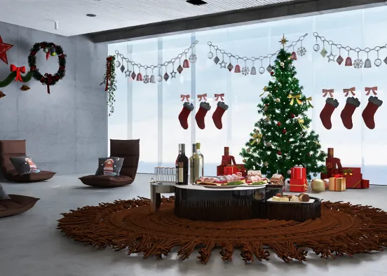 #Christmas Lunch Design Rendering