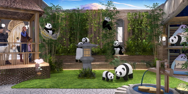 Panda Enclosure 