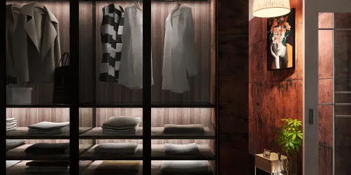Saindo dessa closet no Corredor...
