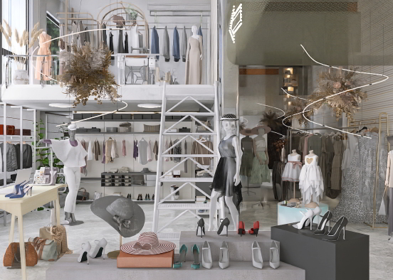 Boutique 👠👗🍀 Design Rendering