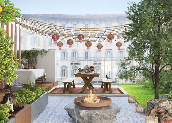 🪴 Rooftop Garden 🪴 Design Rendering