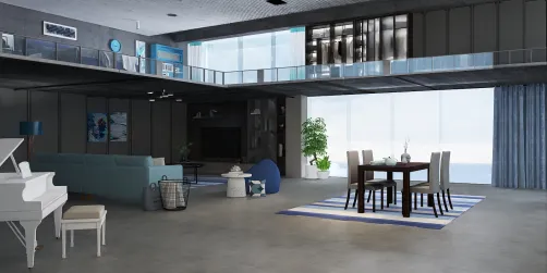 modern blue
