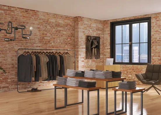clothing store 👗 Design Rendering