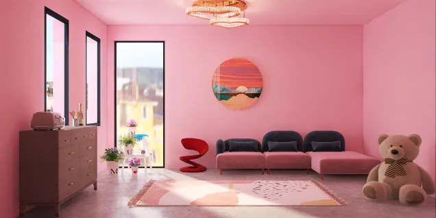 Valentine's living room