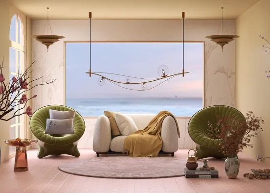 # Spring room Renderização de Design