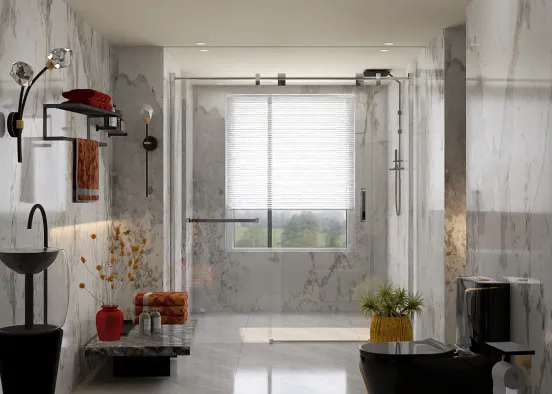 Lux shower Design Rendering