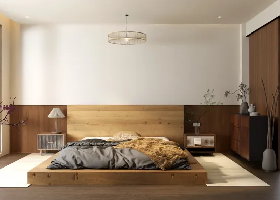 # Zen living  Renderização de Design