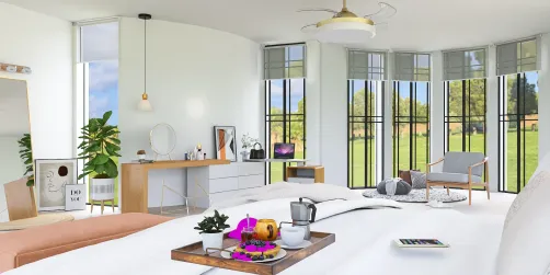 Quarto feminino aconchegante.☺️