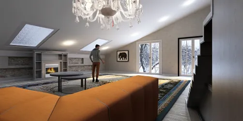 home alone in snow