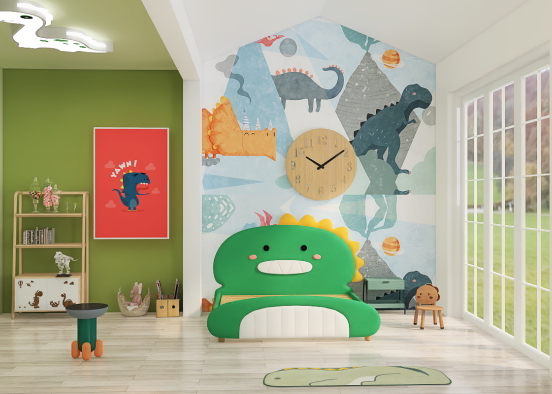 Dinosaur 🦖 bedroom 😴 Design Rendering