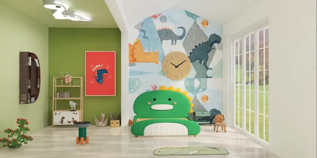 Dinosaur 🦖 bedroom 😴