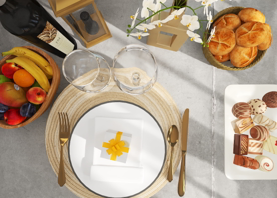 Petit repas 🍽️  Design Rendering