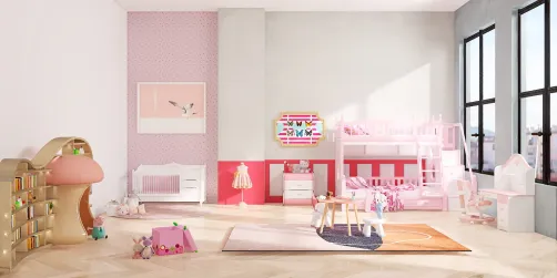3 girls room