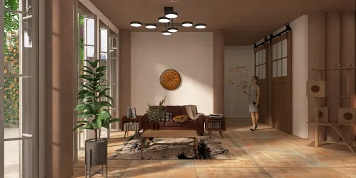 Calm modern room