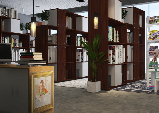Welcome to the Library Design Rendering