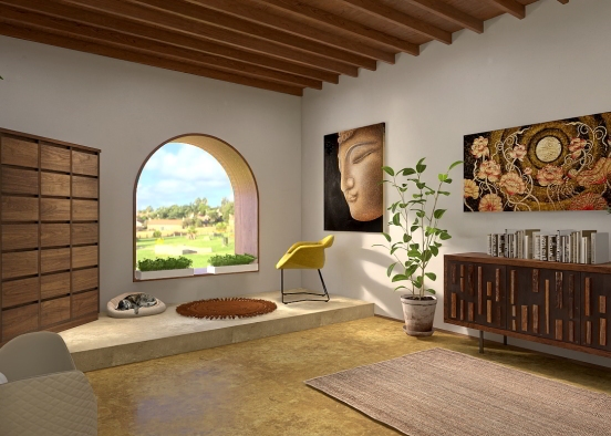Earth House recharge room Design Rendering