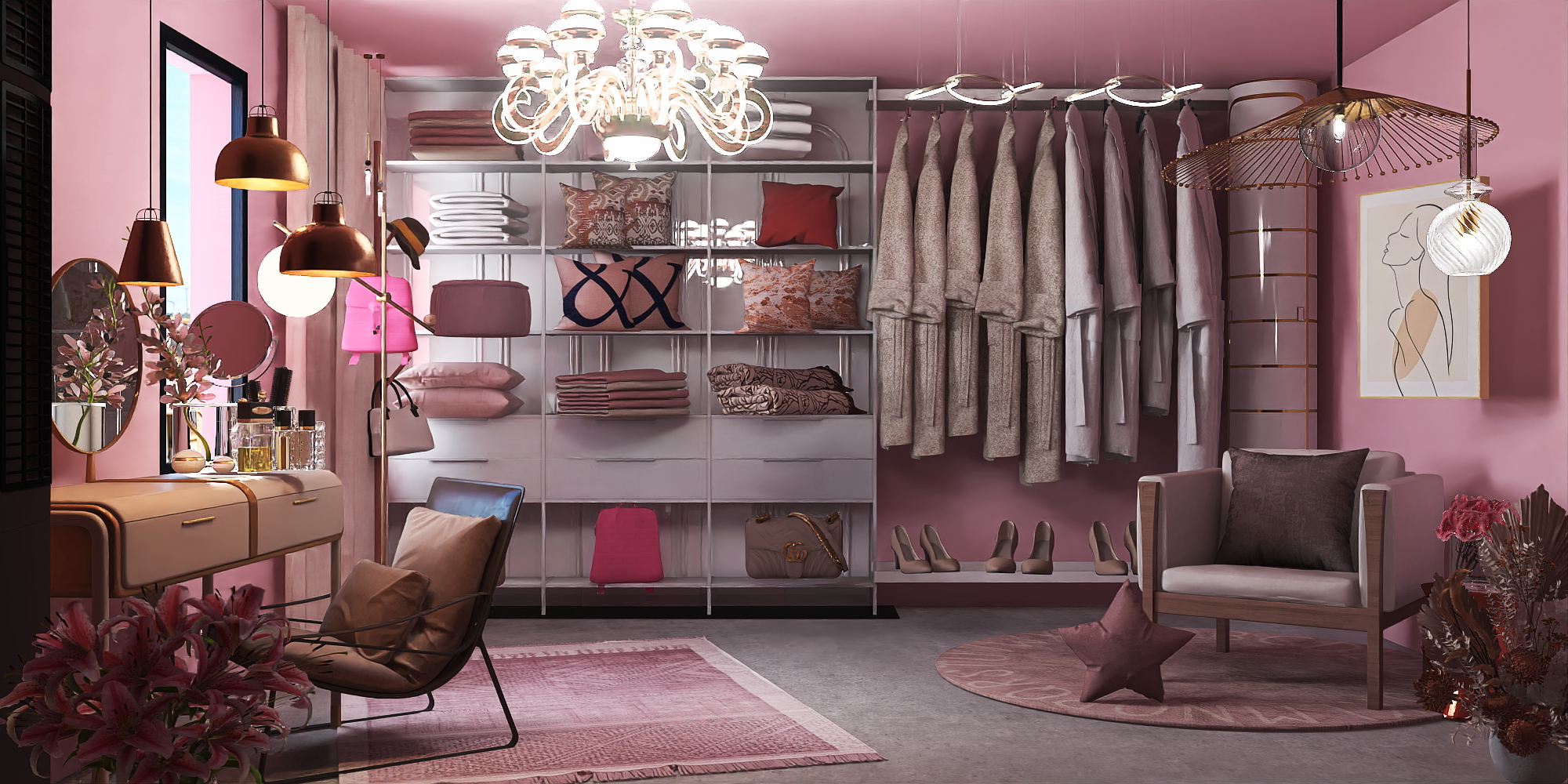 Pink Lolita Dressing Room