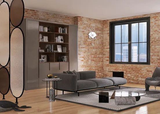 # Industrial studio Renderização de Design