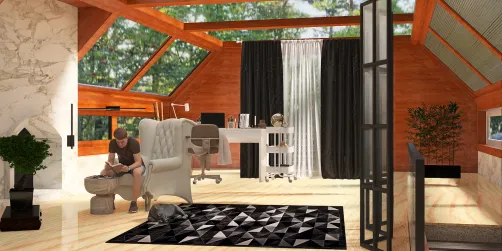bedroom office