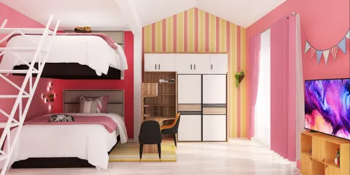 2 people room design