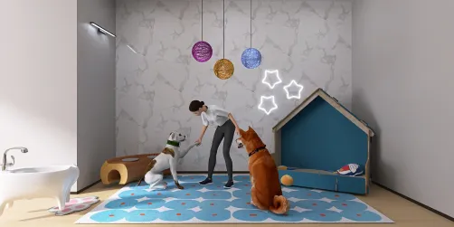 Easy dogs room🐶❤️
