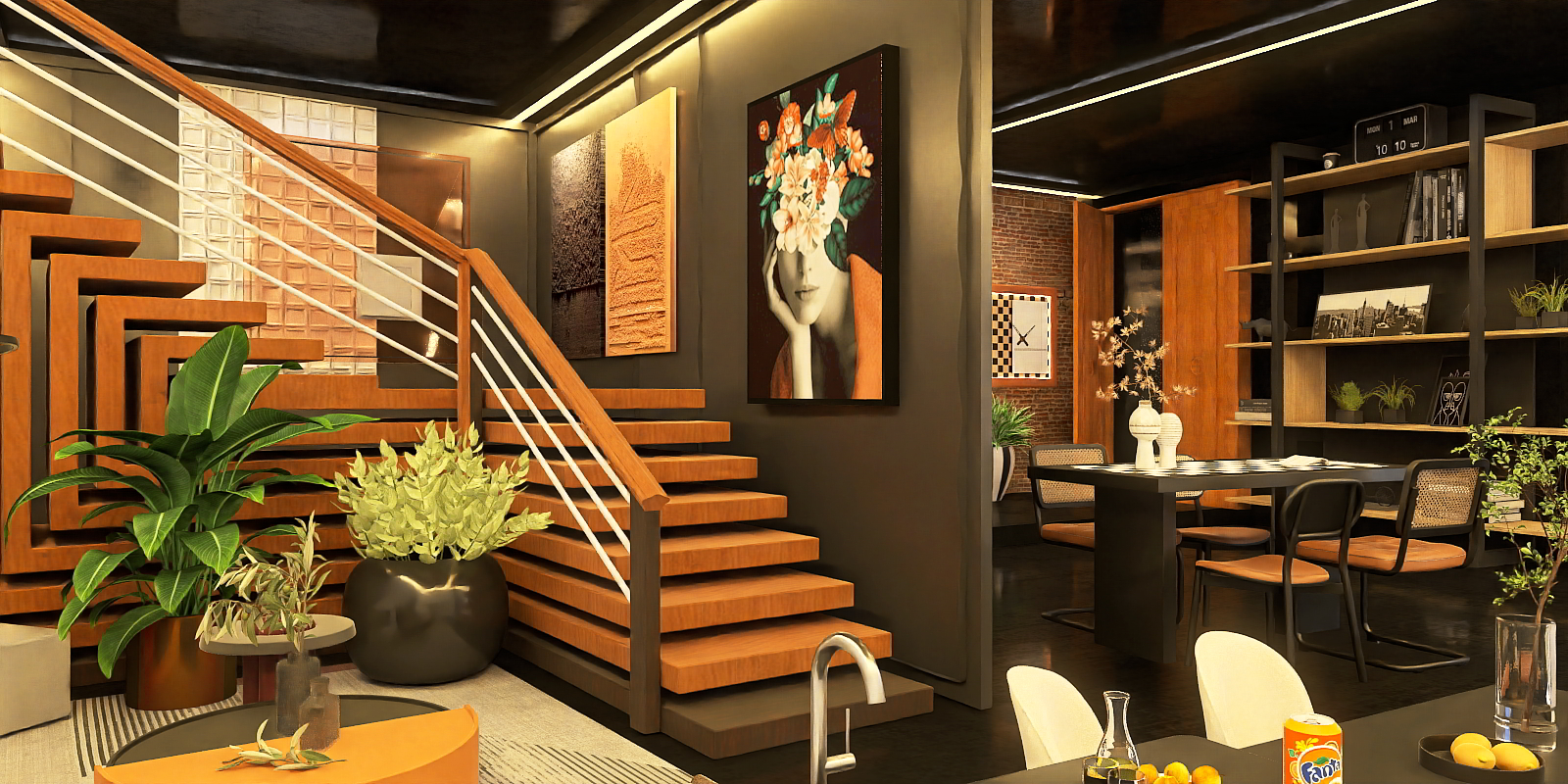 orange loft 🟠⚫️⚪️