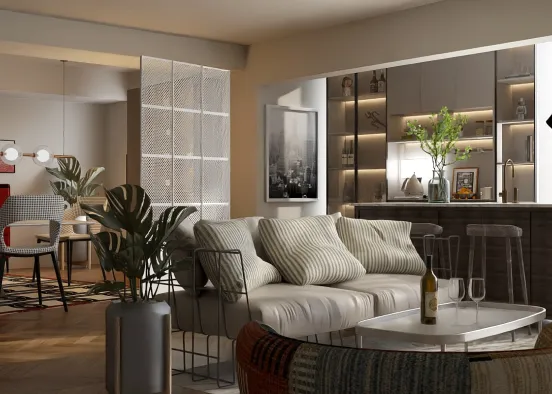 # City Loft Renderização de Design