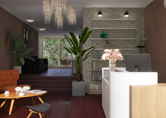 Recepción  Design Rendering