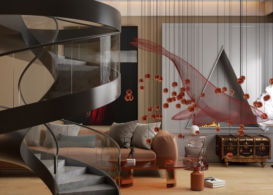 Luxury living room idea 💡 Design Rendering