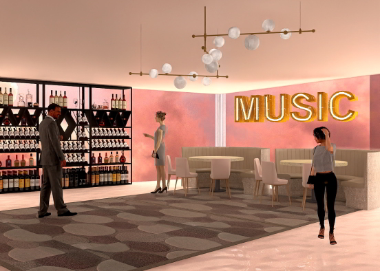 Lounge Party  Design Rendering