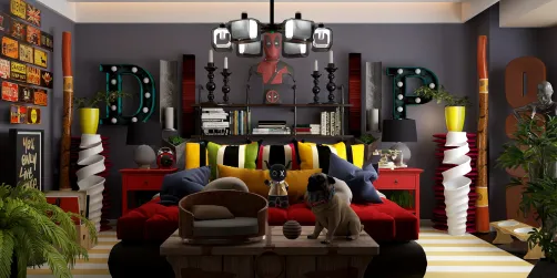 Deadpool Bedroom ❤️🖤