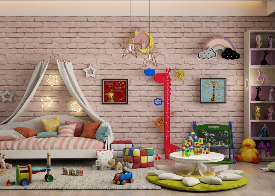 kids' room 🧸✨️🎨 Design Rendering