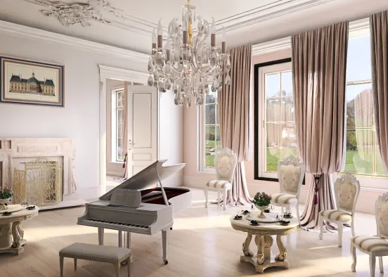 # Down to Abbey classic room Renderização de Design
