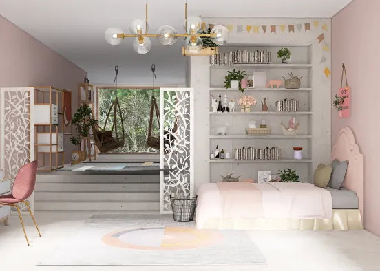 Pastel Bedroom 🧸 Design Rendering