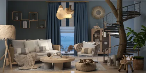 "Hygge"Scandinavian Living Room🥰