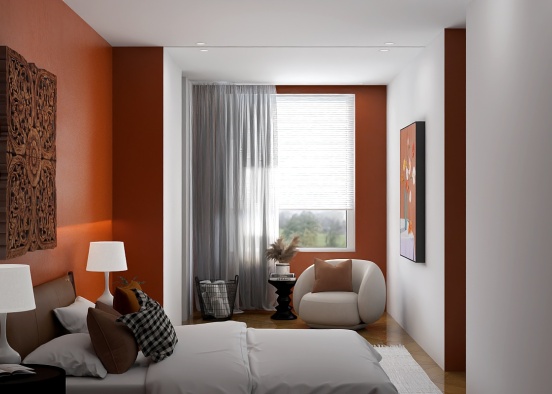 Bedroom Autumnal 🍂🍁 Design Rendering