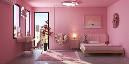 Teenage girl bedroom