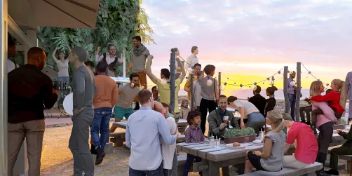 musica en vivo terraza con vistas