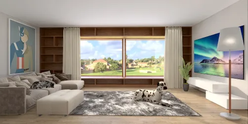 movie theatre/living space