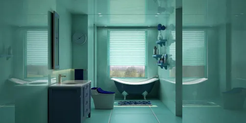 BRB, I'm going to the Blue Bathroom! 