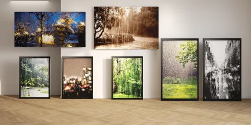 Raining scenery & windows sharing 