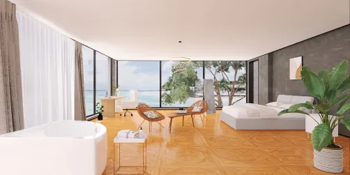 Beachhouse bedroom 