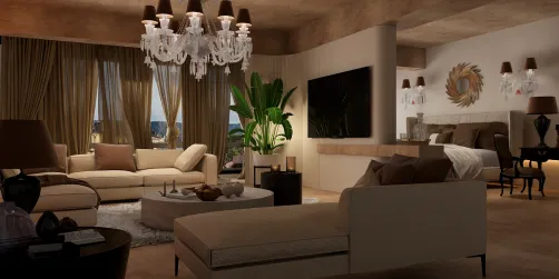 luxury hotel room