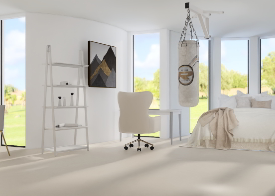 white  room 🤍 Design Rendering