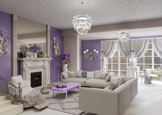 Lavender Luxury 🪻💜 Design Rendering