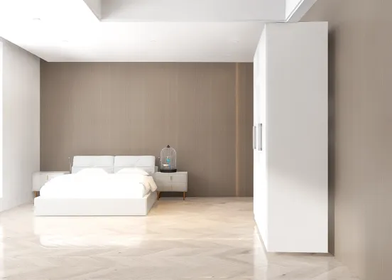 One bedroom apartment. Design Rendering