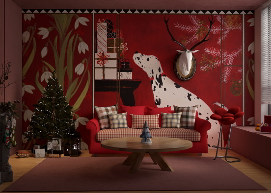 Epic Christmas room 🎁 Design Rendering
