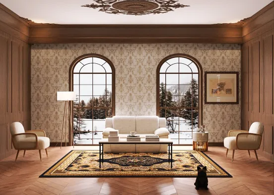 #  Living room for him :) Renderização de Design