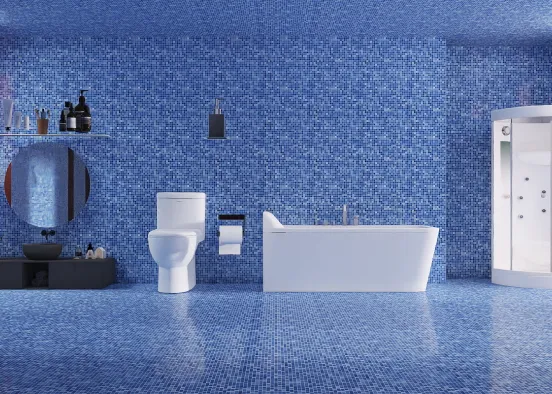 Bathroom design poetic living for app Design Rendering